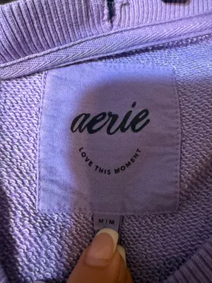 Aerie Purple Crewneck thumbnail 4