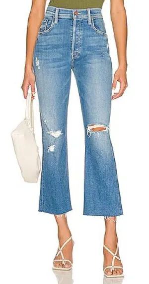 Mother Denim - The Tripper Ankle Fray in Play Like a Pirate Wash Size 28 thumbnail 1