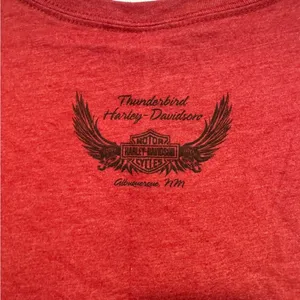 Red Harley Davidson Albuquerque short sleeve‎ Size XL thumbnail 4