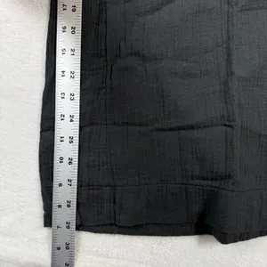 Quince Organic Cotton Gauze‎ Smocked Wide Leg Jumpsuit Square Neck Sleeveless XL thumbnail 8
