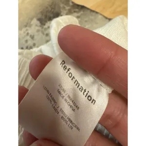 REFORMATION White Linen Nashville Shorts‎ Size Small thumbnail 8