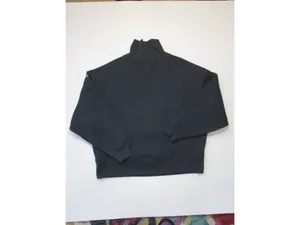 NWT Alo Hazy Mock Neck Pullover in Anthracite Gray Oversized Fleece Sweatshirt M thumbnail 5
