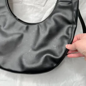 Melie Bianco Vegan Leather Black Danni Large Convertible Hobo Bag thumbnail 8
