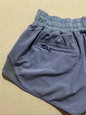 lululemon athletica Indigo Blue Athletic Drawstring Shorts thumbnail 3