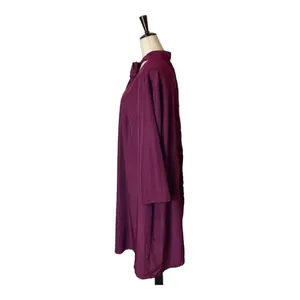 GB X Amanda Uprichard Maroon Gwynnie‎ Bee Long Sleeve Tie Neck Shift Dress 2X thumbnail 4