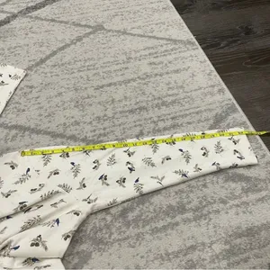 Croft & Barrow Off White Patterned Turtle Neck Long Sleeve thumbnail 11