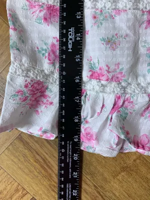 Altar’d State Tank Top XL Pink Floral Lace Peplum Fairycore Cottagecore NWOT thumbnail 15