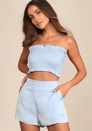 Lulus Powder Blue matching set thumbnail 2