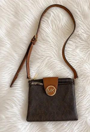 Michael Kors MK Monogram Crossbody Bag thumbnail 1