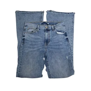 Celebrity Pink Womens 7/28 Distressed Flare Jeans thumbnail 4