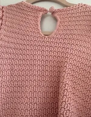 crochet pink Top thumbnail 4