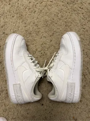 Nike White Air Force 1 Shadow Sneakers thumbnail 2