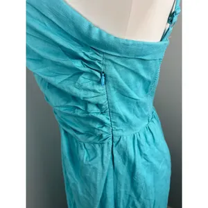 Aaron & Amber Linen Blend Maxi Dress Large Pockets thumbnail 7