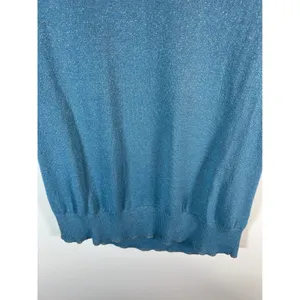 Brooks Brothers Womens Metallic Blue Cardigan and Shell Sweater Set 2 Piece Fair thumbnail 11