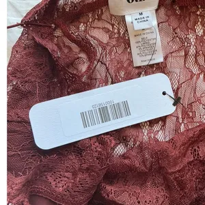 NWT Olia Late Night Lace Bodysuit Medium Amber/Umber thumbnail 5