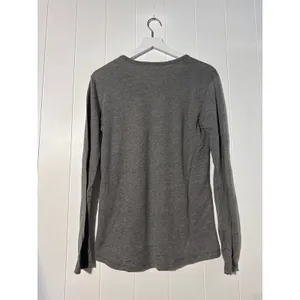 Alternative Apparel Womens L Keepsake Long Sleeve Tee Gray Vintage Jersey Shirt thumbnail 3