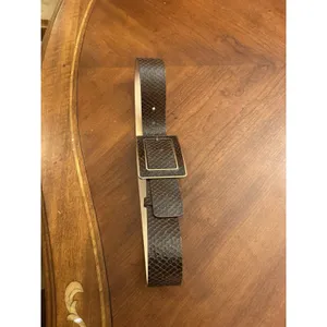 Banana Republic Leather Snakeskin Belt Sz S Made In Italy thumbnail 3