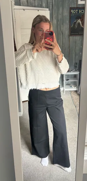 Old Navy Straight Leg Work Pants Black thumbnail 1