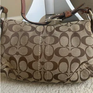 Y2K Mini Soho Signature Jacquard Monogram and leather detail thumbnail 2