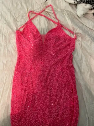 Primavera Couture Beaded Prom Dress thumbnail 2
