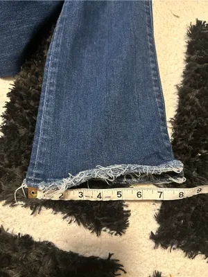 Moussy vintage designer made in Japan raw hem medium wash jeans size 27 thumbnail 10