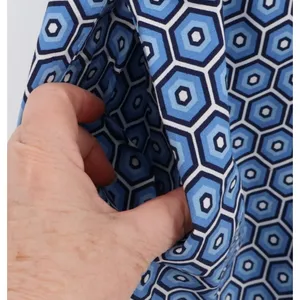 Joe Fresh Geometric Halter Dress Size 2 Pockets Blue Retro Mod Preppy Vacation‎ Summer thumbnail 7