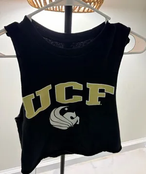 Champion Black Tank Top with Small Logo Detail thumbnail 1