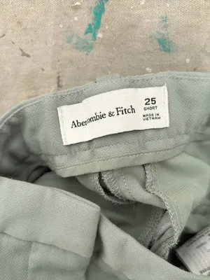 Abercrombie Sloane Tailored Pleated Trouser Pant in Sage Green thumbnail 3