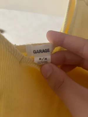 Yellow Garage Crop Top thumbnail 3
