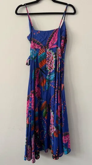 DESIGUAL Exotic Abstract Print Wrap Dress Size M NWOT thumbnail 4