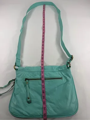 Latigo Turquoise Teal Leather Messenger Bag Y2K Boho Shoulder Crossbody Purse‎ thumbnail 13
