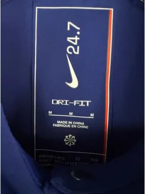 Nike 24.7 Perfect Stretch Oversized Long Sleeved Top Royal Blue Women's Medium M thumbnail 11