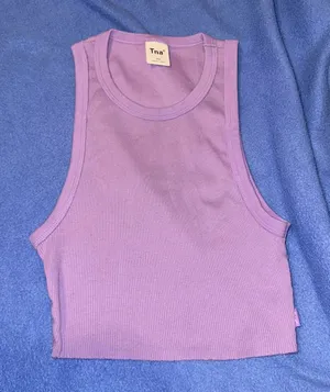 TNA Ribbed Racer Aritzia Cropped Tank thumbnail 1