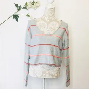 Free people‎ make you mine stripe sweater M thumbnail 3