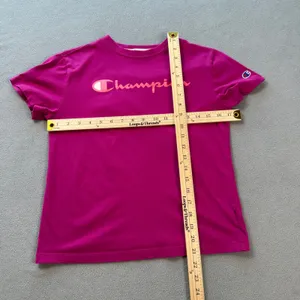 Champion T Shirt Womens XS Pink Authentic Athleticwear Graphic Short Sleeve Crew thumbnail 3