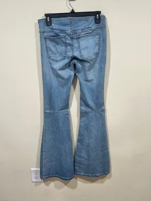 We The Free free peoplePenny Pull-On Flare Jeans size 26 blue denim light wash thumbnail 7