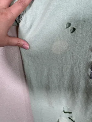 H.E.R. Green Distressed Tee Shirt Womens 2X Casual Band T Oversized Short Sleeve thumbnail 3