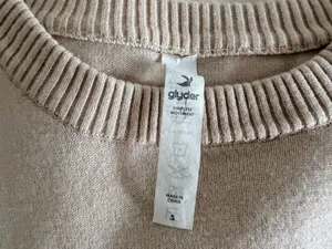 Glyder Limitless Movement Beige Knit Sweater Size S thumbnail 2