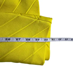 Bebe Lemon Yellow Cutout Bandage Dress Y2K Buttercup Cap Sleeve thumbnail 10