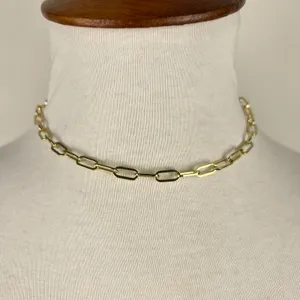 Loren Stewart x Curateur Gold Paperclip Chain Toggle Necklace 15" or Bracelet thumbnail 2