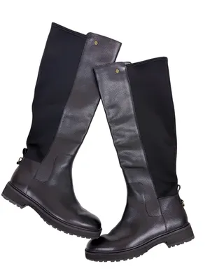 Cole‎ Haan Greenwich Tall Waterproof Riding Boots Black Leather Size 9 thumbnail 2