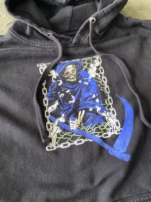 Terror Reid Hoodie Black Size L thumbnail 3