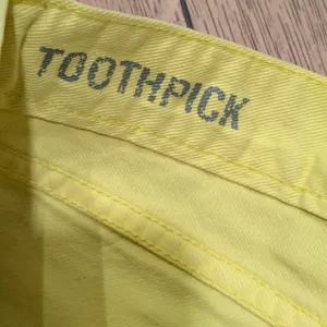 J.Crew‎ Toothpick Jeans Womens 27 Ankle Lemon Yellow Skinny Straight thumbnail 3