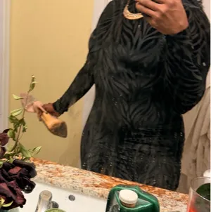 Black bodycon long sleeve dress thumbnail 3