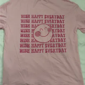 Shein Wish Happy Everyday Oversized T-Shirt thumbnail 3