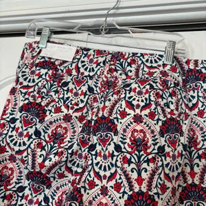 Loft Outlet Red White And Blue Original Crop‎ Pants Size 12 thumbnail 8