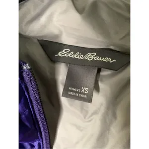 Eddie Bauer EB700 down winter jacket coat puffer purple women's size XS thumbnail 5
