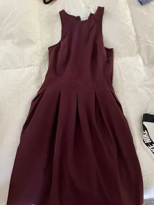 Burgundy  Dress thumbnail 1