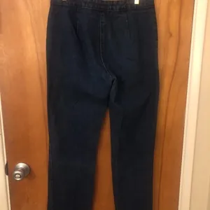 Jcrew enjoy straight leg blue jeans trouser style denim casual chic basic preppy thumbnail 6