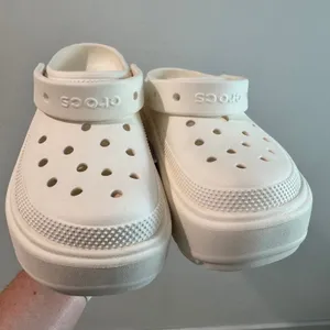 Crocs Stomp Clog Bone White Platform Lug Sole NWT W10 M8 thumbnail 4